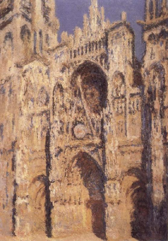 Claude Monet Rouen Cathedral,portrait of Sint-Romain-s Tower oil painting picture